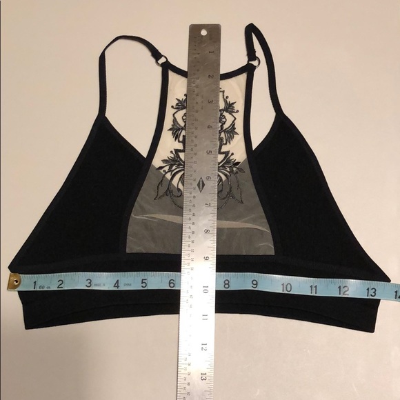 NEW Pullover Illusion Tattoo Black Bralette - Picture 8 of 8